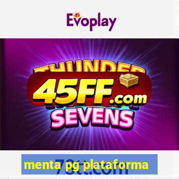 menta pg plataforma